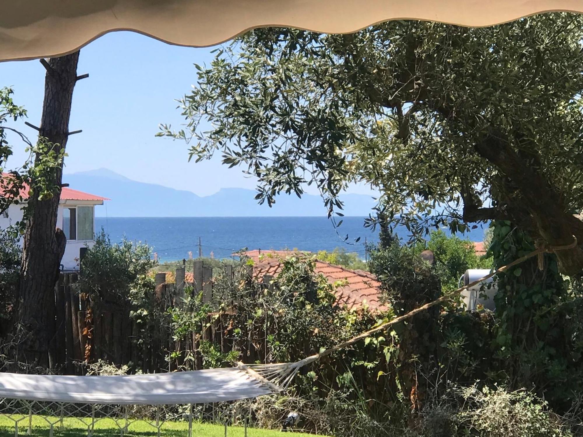 Sea view villa in Olive Garden Nea Kallikrateia Buitenkant foto